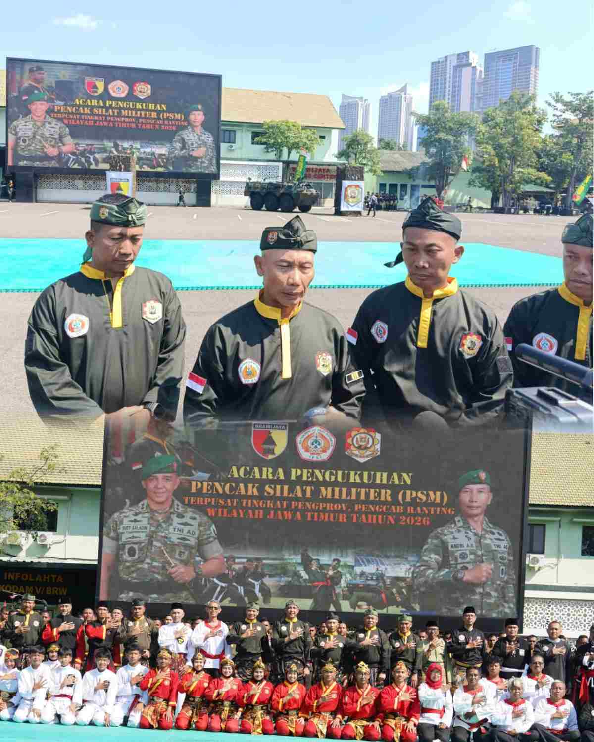 Hadiri Pengukuhan PSM, Kasi Ops 084/BJ Bentuk Prajurit Berjiwa Ksatria  