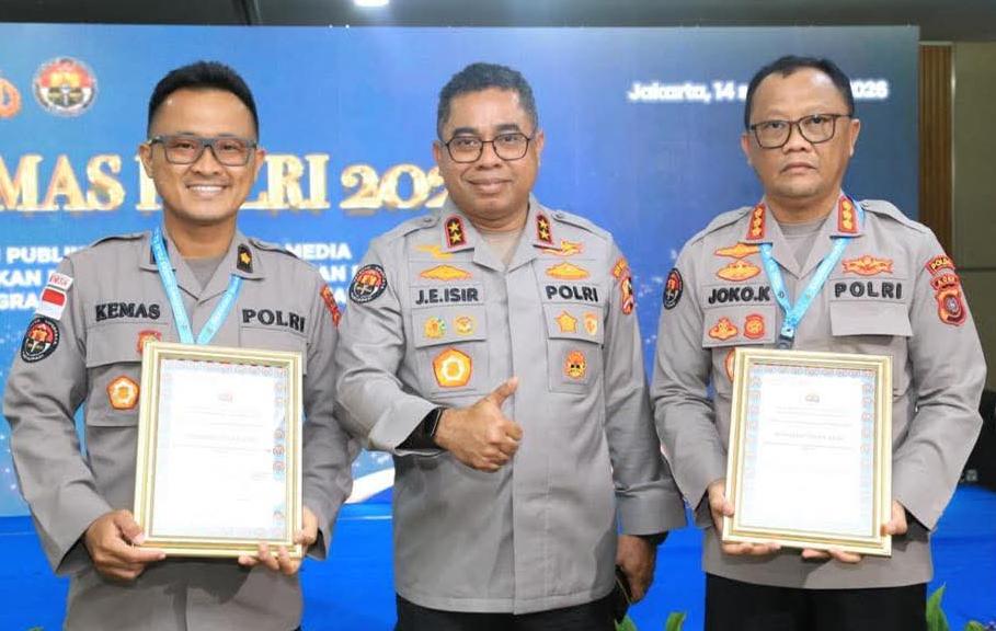 Bidhumas Polda Aceh Borong Dua Penghargaan Bergengsi di Rakernis Humas Polri 2026