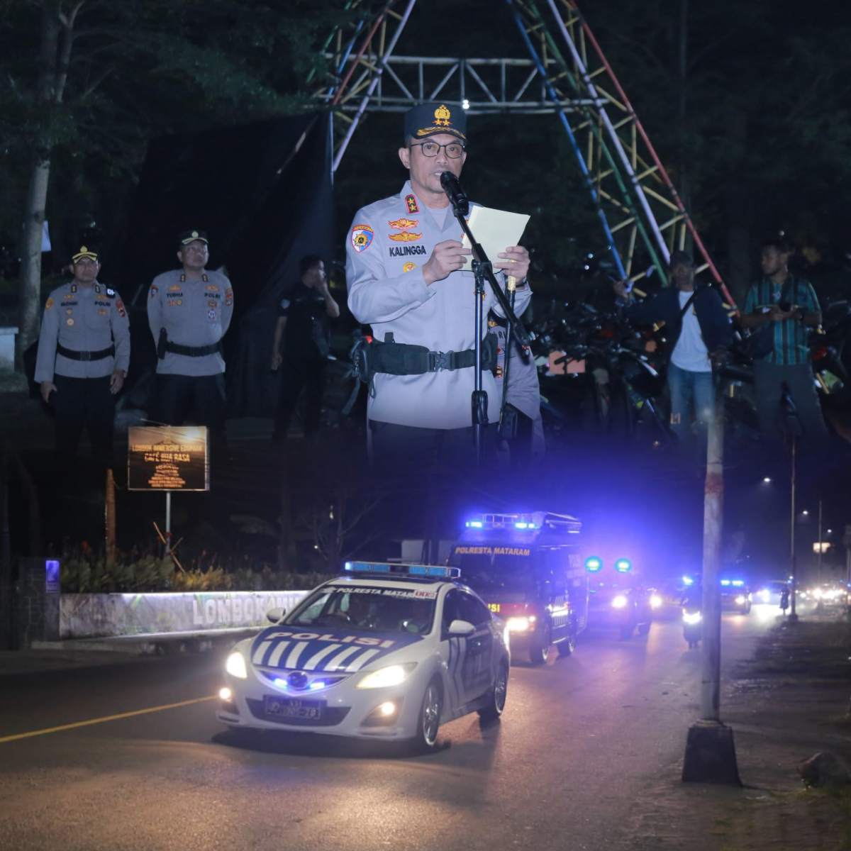 Polda NTB Tebar Ratusan Personel di Titik Rawan, Pastikan Masyarakat Beraktivitas dengan Aman