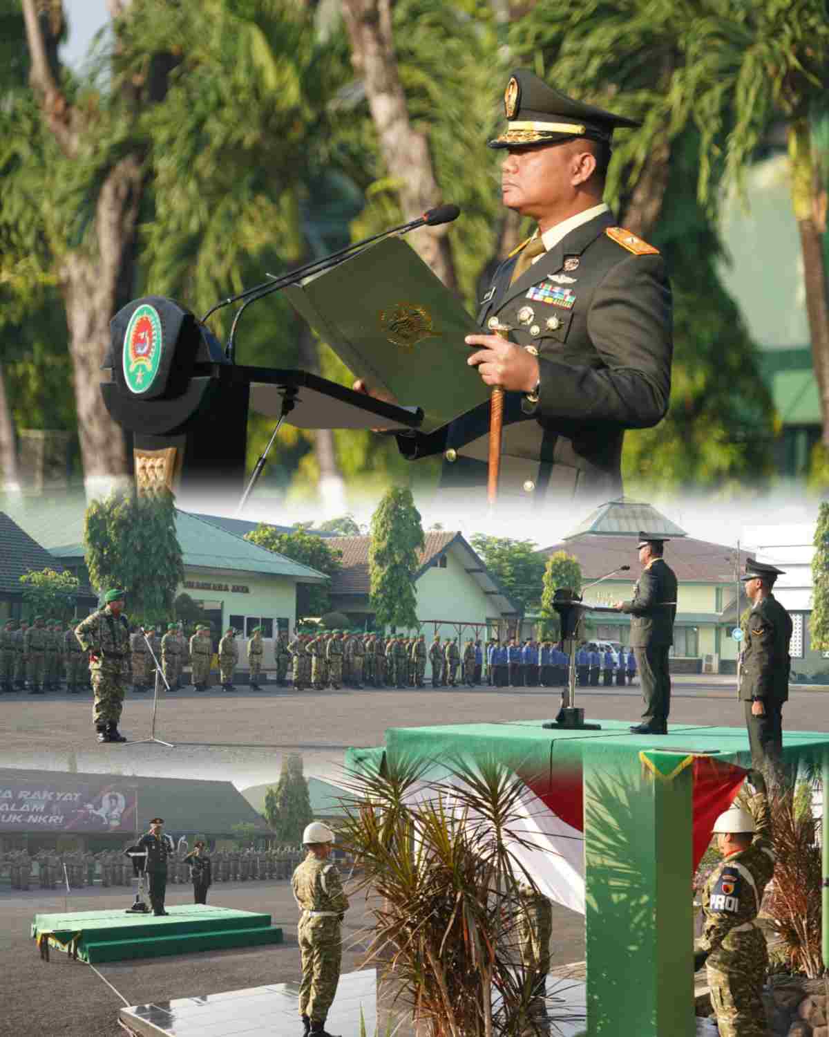 Danrem Pimpin Upacara Hari Lahir Pancasila, Tegaskan Pancasila sebagai Bintang Pemersatu Bangsa
