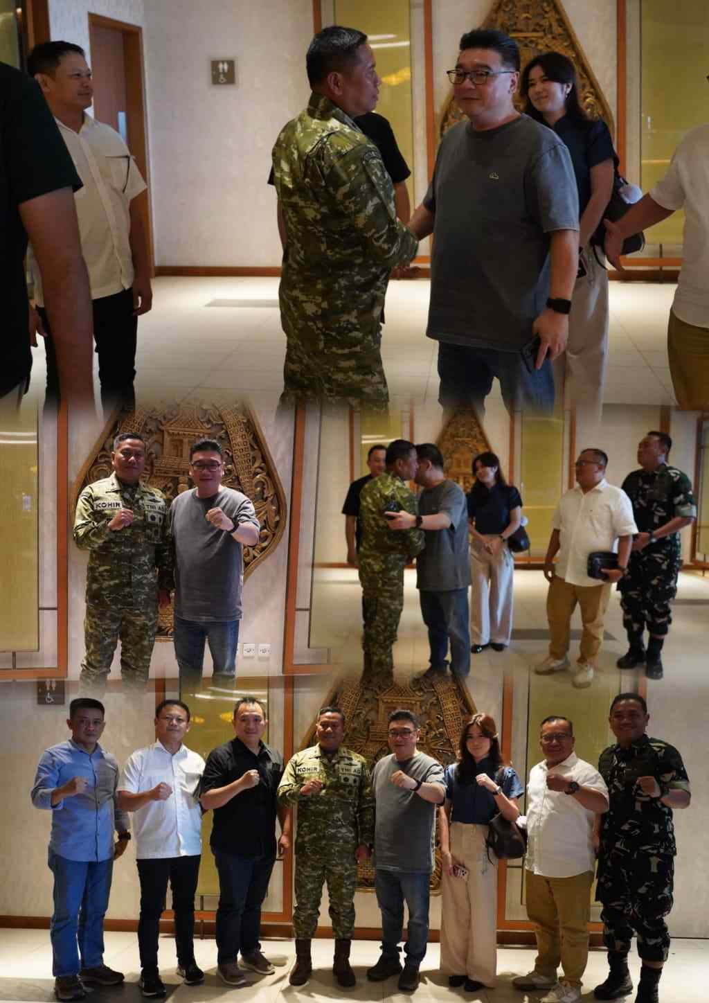 Penuh Keakraban, Danrem Silaturahmi dengan Pakuwon Group Surabaya