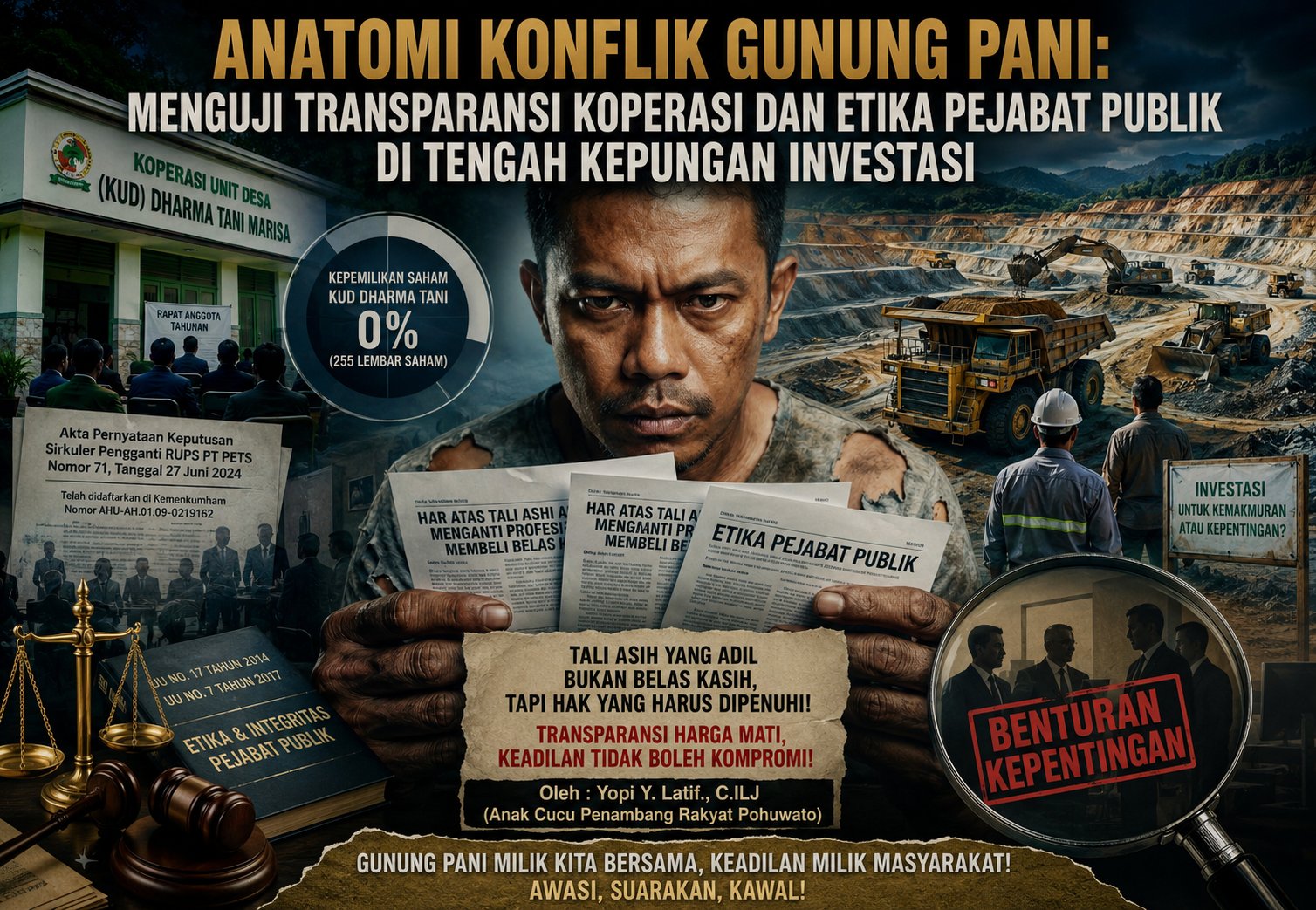 Anatomi Konflik Gunung Pani: Menagih Transparansi KUD dan Integritas Pejabat Publik