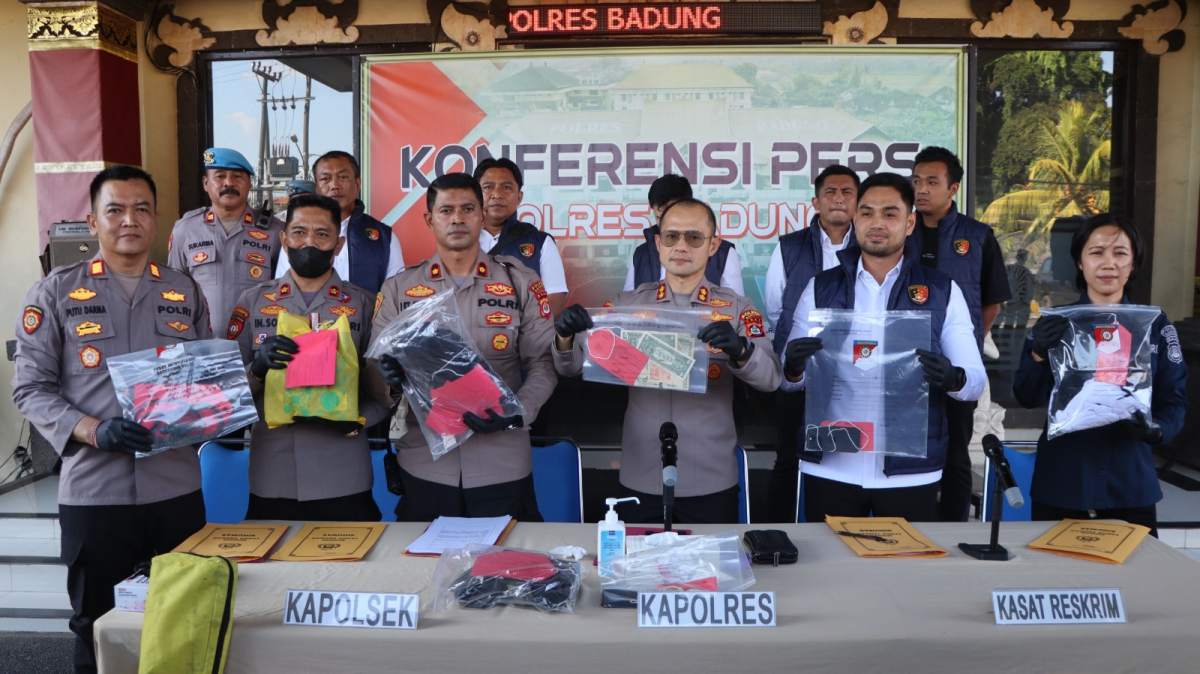 Belasan Pelaku Pencurian Dibekuk, Polres Badung Bongkar 13 Kasus 3C di Berbagai Lokasi